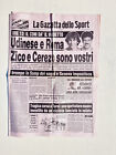 Zeitschrift Dello Sport 23 Juli 1983 Udinese Calcio   Rom   Zico   Cerezo  