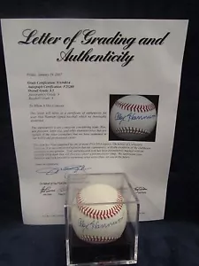 Alex Hannum (NBA Coach - D 2002) Autographed Baseball – Graded PSA 8.5 - Picture 1 of 10