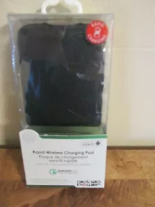 Qmadix Wireless Charging Pad with Qualcomm 2.0 Quick Charge - Black - Picture 1 of 2