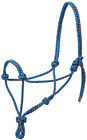 Weaver Leather Diamond Braid Rope Halter Average Horse,35-7799, Blue/Orange/Lime