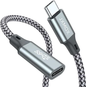 USB-C Type C Extension Cable 3/6 FT/10Gbps Male-Female 100W 5A Fast Charging PD - Picture 1 of 6