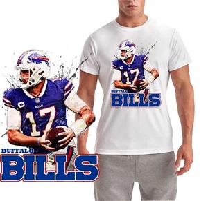 New With Tags Buffalo Bills Josh Allen T-Shirt / TriDri Performance Shirt - Picture 1 of 2