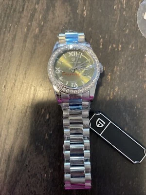 Women's Quartz Watch Japan TMI VH65 Movement 100M Waterproof Sapphire Glass Date - Image 1 of 3
