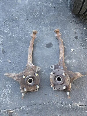 Par de nudillos de husillo delantero Honda Civic CRX 1988-91 DX LX HF Foto 1 de 4