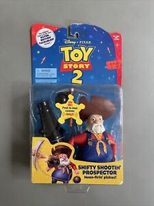 1999 Disney Toy Story 2 Shifty Shootin' Prospector Stinky Pete Figure Set Cannon