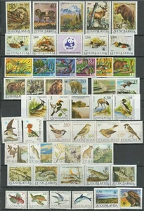 Yugoslavia 1970/90 ☀ Fauna - Animals Birds Bears, fishes ☀ MNH** - Picture 1 of 1