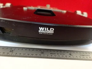 MICROSCOPE PART WILD HEERBRUGG SWISS M20 STAGE TABLE MICROMETER AS IS #51-A-07 - Picture 1 of 12
