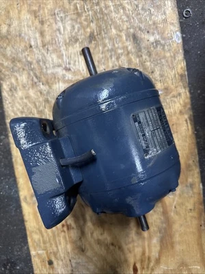 Dunlap 1/3HP 1750RPM 115V 1PH Motor 1/2" Dual Shaft Split Phase, Tested Read Ad - Image 1 of 4