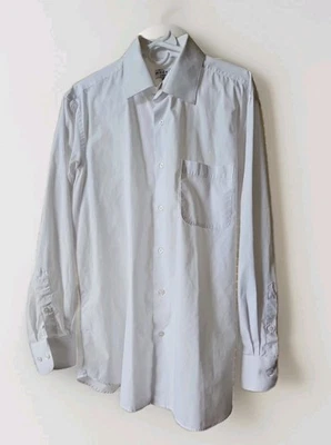 Camisa blanca de manga larga con botones Modena 17 34/35 para hombre Foto 1 de 4