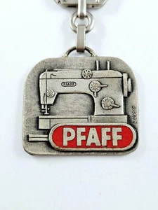 SCHLÜSSELANHÄNGER - Augis - NÄHMASCHINEN PFAFF - Vintage 60er Jahre - PARIS - emailliert - Bild 1 von 3