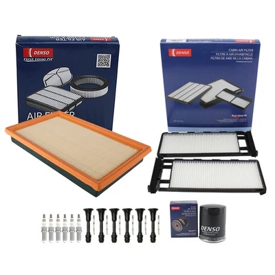 Kit de afinación Denso NGK 6 bujías y botas Kit para Infiniti QX4 3,5 L V6 VQ35DE Foto 1 de 2