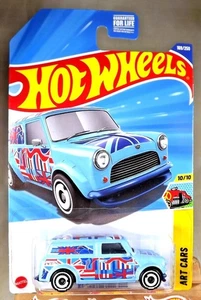 2025 HOT WHEELS - ART CARS - 10/10 ’67 AUSTIN MINI VAN - BLAU - Bild 1 von 4