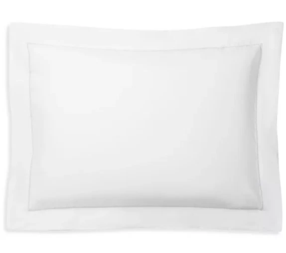 Ralph Lauren Tuxedo White Organic Cotton Percale Palmer Standard Sham - Image 1 of 1