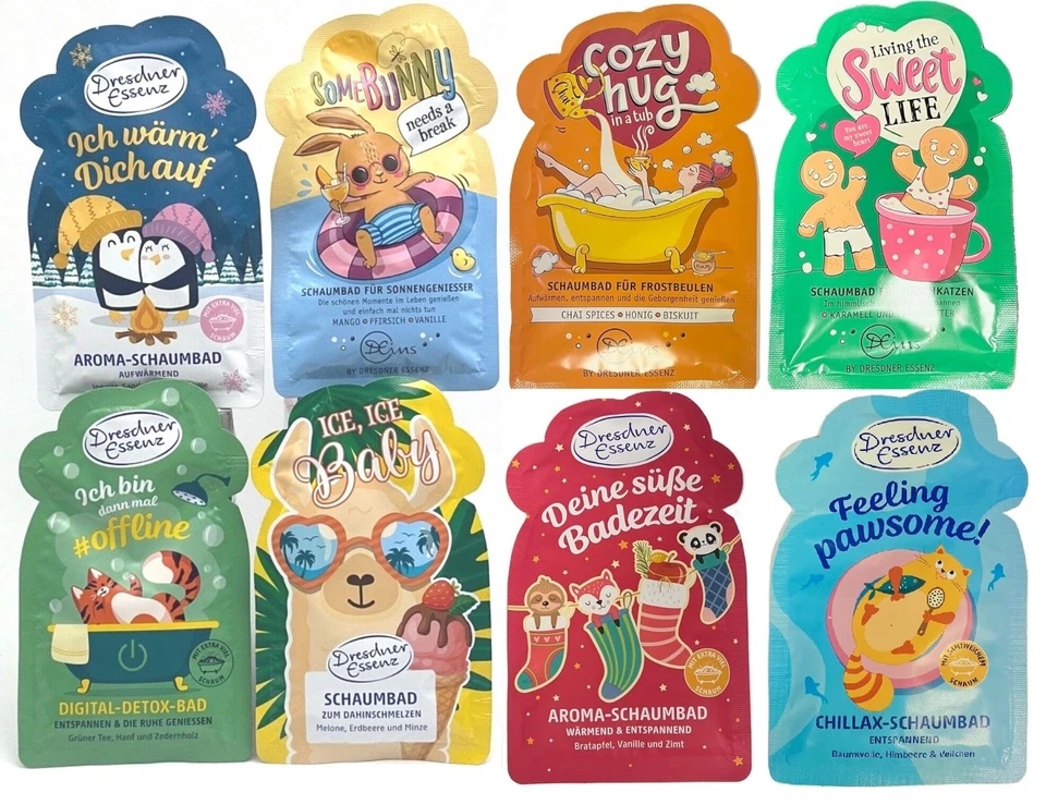 2 x DRESDNER ESSENZ Schaumbad Wellness Pflege Badezusatz 2x 40ml