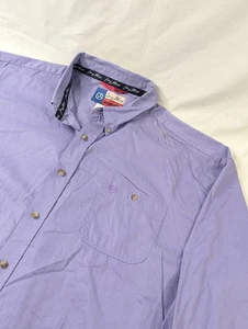 Wrangler George Strait Hemd 4XL Pastell Lila Button Down Cowboy Rancher Rodeo - Bild 1 von 8
