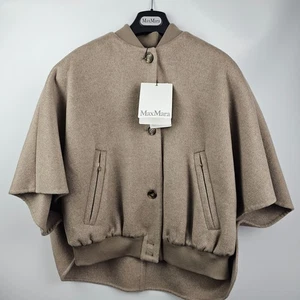 MAX MARA Leticia Beige Cashmere Cape New & Authentic - Picture 1 of 9