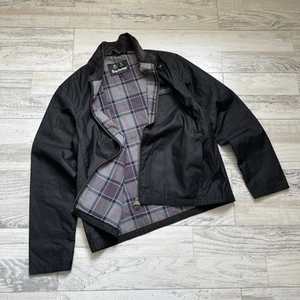 Herren Barbour Wax International Mind Jacke AW23 Größe Large schwarz - Bild 1 von 16