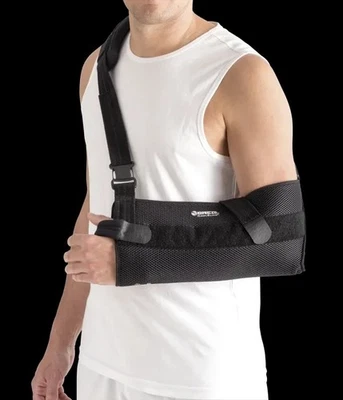 Breg Koolsling Immobilizer Size Large Black Shoulder Arm Brace New 08524 - Image 1 of 4