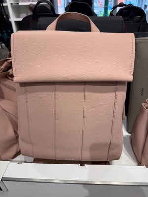 NUEVA Mochila para Laptop Tumi Georgica KIMBELL 100% CUERO 14.25” - ROSA LIRIO Foto 1 de 4