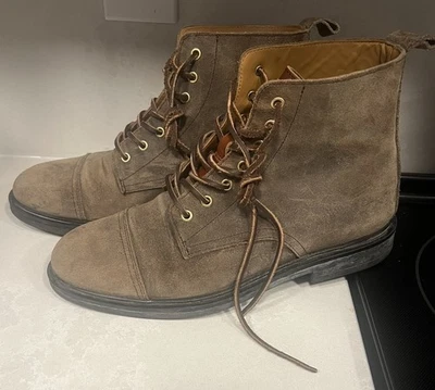 Oliver Cabell Hombres SB1 Marrón Gamuza Cuero Botas Talla EU 43 - US 10 Foto 1 de 4