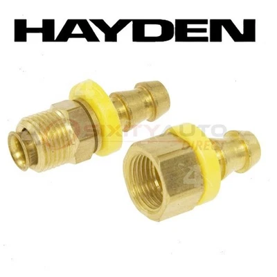 Hayden Oil Cooler Line Connector for 1985-1987 Oldsmobile Calais - Automatic me - Image 1 of 4