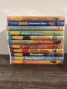 Veggie Tales DVD Lot of 11 Veggie Tale Big Idea Jonah, Featuring Bob & Larry - Picture 1 of 7