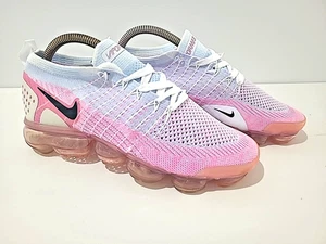 Nike Air Vapormax Flyknit 2 Hydrogen Blue Pink Womens UK 5.5 Trainers 942843-102 - Picture 1 of 9