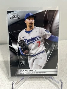 2025 Topps Chrome Black - Blake Snell #129 - Bild 1 von 2