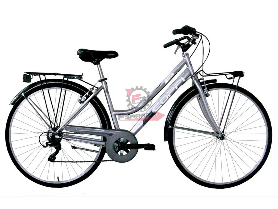 CMD28206CDF43AG BICI CTB 28 BEVERLY DONNA 6V ARGENTO - Immagine 1 di 1