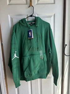 Neu mit Etikett Air Jordan Boston Celtics grün 75. Jubiläum Statement Hoodie $ 90 Gr. L - Bild 1 von 9