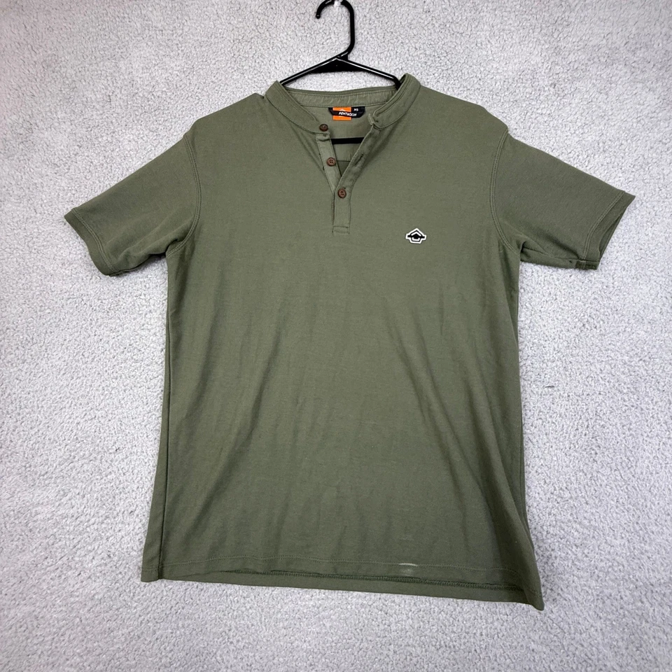 Camisa Pentágono Levantes Henley Para Hombres XS Camuflada Verde Manga Corta Informal Top Foto 1 de 4
