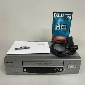 Pacific Video Recorder VHS Player Videorecorder PV-204 + Kabel & Tonband | funktionstüchtig SERVICED - Bild 1 von 11