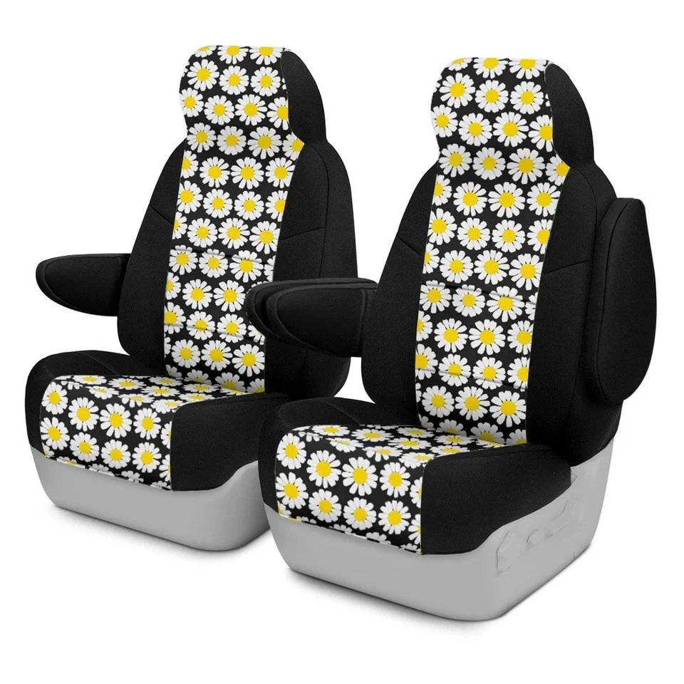 For Hyundai Santa Fe 03-04 Seat Cover Designer Printed Neosupreme 1st Row Nature Foto 1 de 4