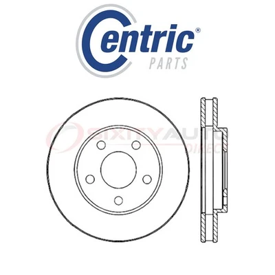Centric Drilled & Slotted Disc Brake Rotor for 1991-1996 Buick Park Avenue er - Image 1 of 4