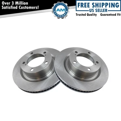 Brake Rotor Front Pair Set Left Right for Toyota Sequoia Tundra 5 Lug - Image 1 of 4