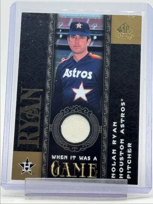NOLAN RYAN 2007 UD SP LEGENDARY CUTS WHEN IT WAS A GAME PATCH Q5476 - Image 1 of 2
