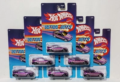 Hot Wheels Ultra Hots púrpura Honda CRX lote de 6x Foto 1 de 2