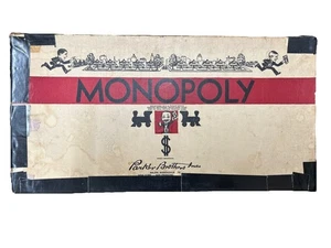 Monopoly Game by Parker Brothers Complete Vintage Good Condition  Box Is Worn - Picture 1 of 6
