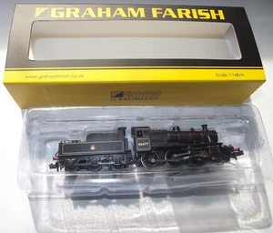 Graham Farish 372-626A LMS Ivatt 2MT 46477 BR forrado negro calibre N - Imagen 1 de 4