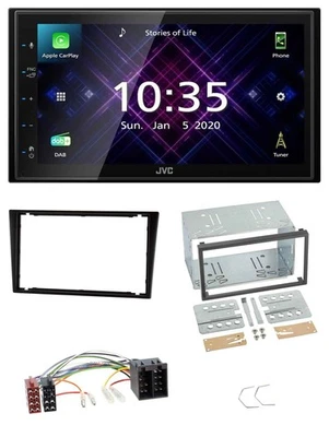 JVC DAB 2DIN MP3 Bluetooth USB Autoradio für Opel Combo C Vivaro Corsa C Omega B - Bild 1 von 4