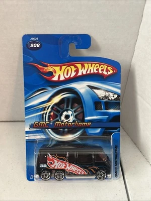 Hot Wheels GMC Motorhome (2006) Black Die-Cast Toy Bus 208/223 - Image 1 of 4