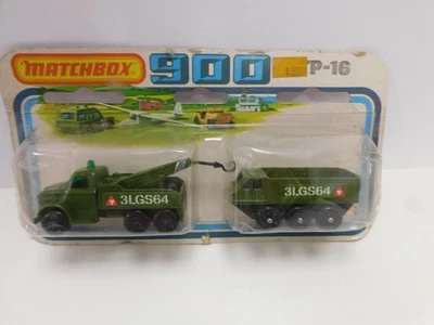 火柴盒 Superfast 900 TP16 军队残骸卡车双装 JC291 — 第 1/4 张图片