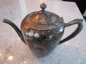 Antiker Silberteller auf Kupfer Wasserkrug von F.B.R. Firma.  - Bild 1 von 7