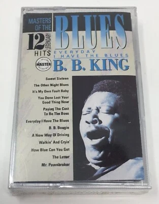 BB KING “Everyday I Have The Blues” SEALED Cassette Tape Tel-Star 3507 12 Hits - Image 1 of 3