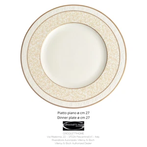 Villeroy & Boch - Ivoire - plato plano CM 27 - Distribuidor Autorizado - Imagen 1 de 5