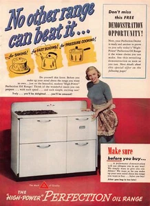 1940s "High-Power" Perfection Oil Range Appliance Print Advertisement Ad 1949 - Picture 1 of 1
