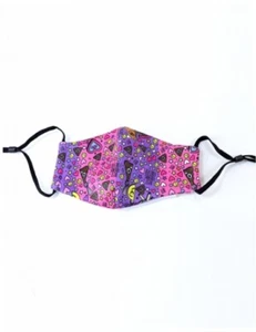 Kids Face Mask Hearts & Smiley Faces with PM2.5 Filter Pocket INCLUDES 1 FILTER - Picture 1 of 3