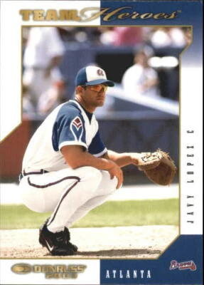 2003 Donruss Team Heroes  #32 Javy Lopez - NM-MT  - Image 1 of 2