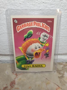 Garbage Pail Kids Fowl Raoul #106a (1986) Series 3 Topps Sticker Card - Picture 1 of 2