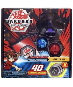 Bakugan Battle Planet Resurgence Starter Set Darkus Hydranoid Gorthion Nillious - Imagen 1 de 5